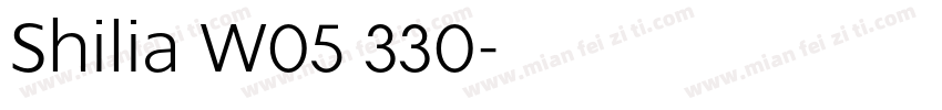 Shilia W05 330字体转换